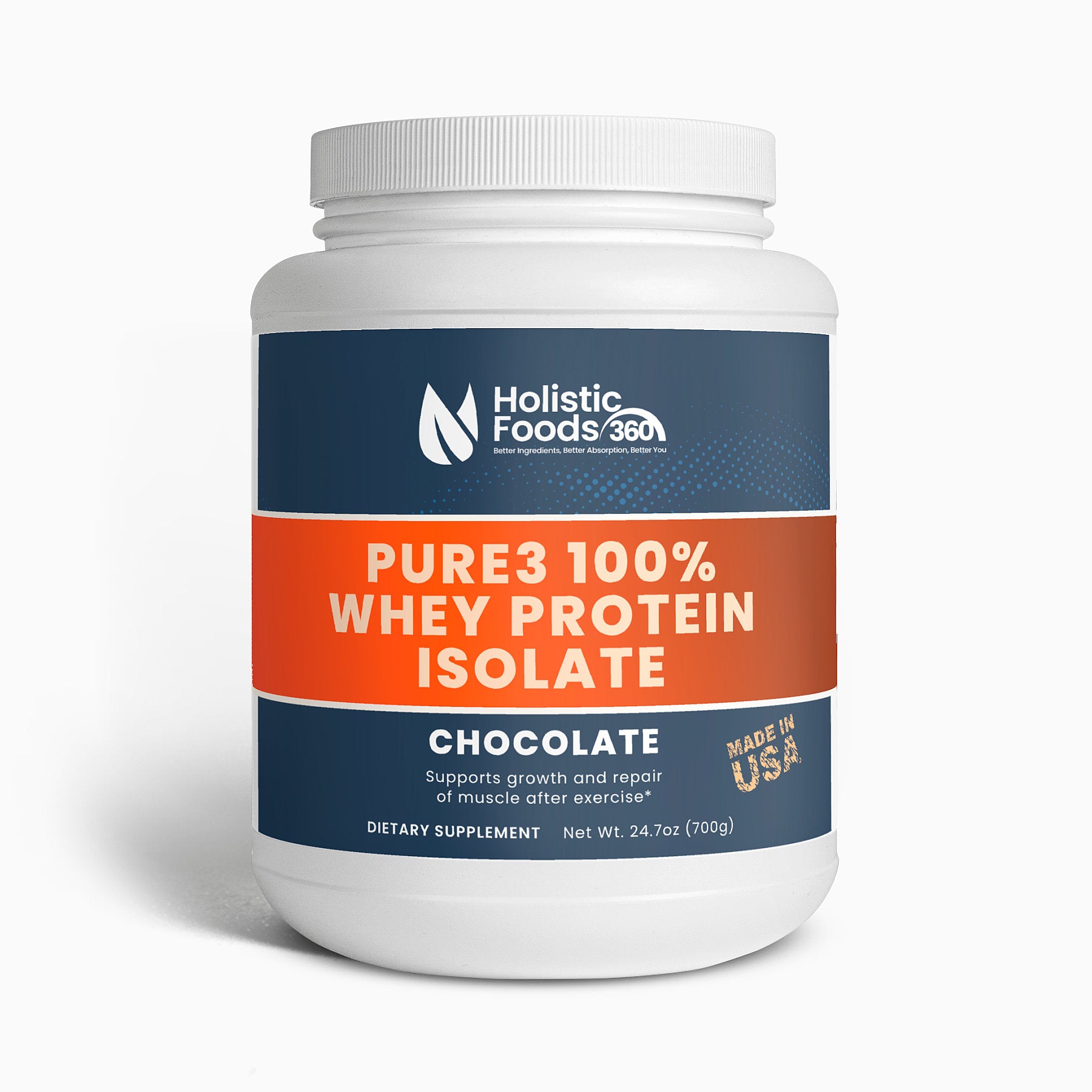 Pure3 100% Whey Protein Isolate (Chocolate)